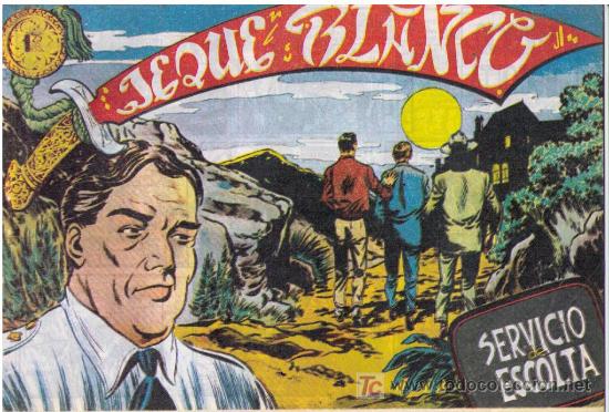 Tebeos: Jeque Blanco n&ordm;  45. Reedici&oacute;n - Foto 1