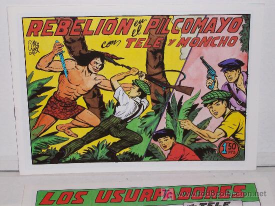Tebeos: TELE Y MONCHO, completa 8 n&uacute;meros, - Foto 1
