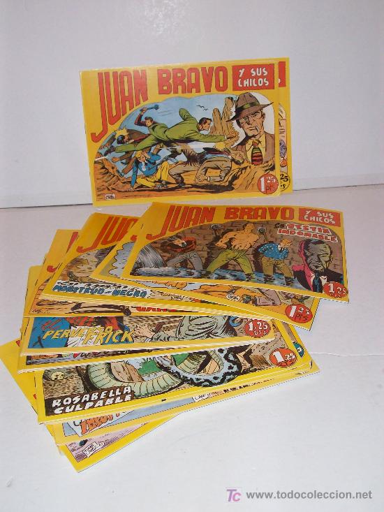 Tebeos: JUAN BRAVO Y SUS CHICOS ,completa 33 n&uacute;meros - Foto 2