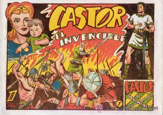 Tebeos: CASTOR EL INVENCIBLE N&ordm; 1 - Reedicion facsimil - Foto 1