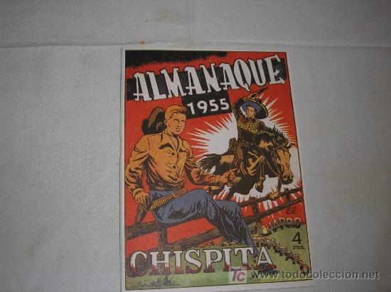Tebeos: CHISPITA.  ALMANAQUE 1955. Facsimil - Foto 1