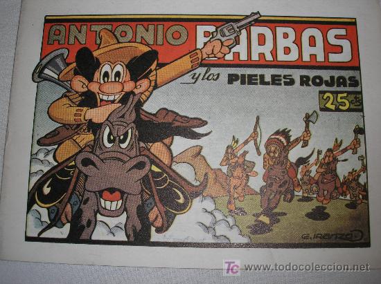 Tebeos: ANTONIO BARBAS. AUTOR G&ordf; iRANZO. REEDICI&Oacute;N DE IBERC&Oacute;MIC. - Foto 1