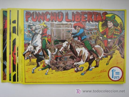 Tebeos: PONCHO LIBERTAS - COMPLETA - 12 N&Uacute;M. - REEDICION - Foto 1