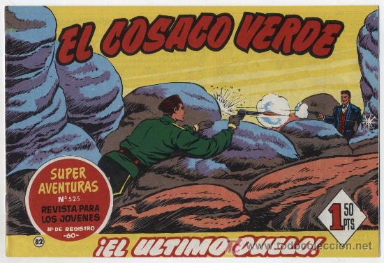 Tebeos: El Cosaco Verde n&ordm; 82. Reedici&oacute;n. - Foto 1