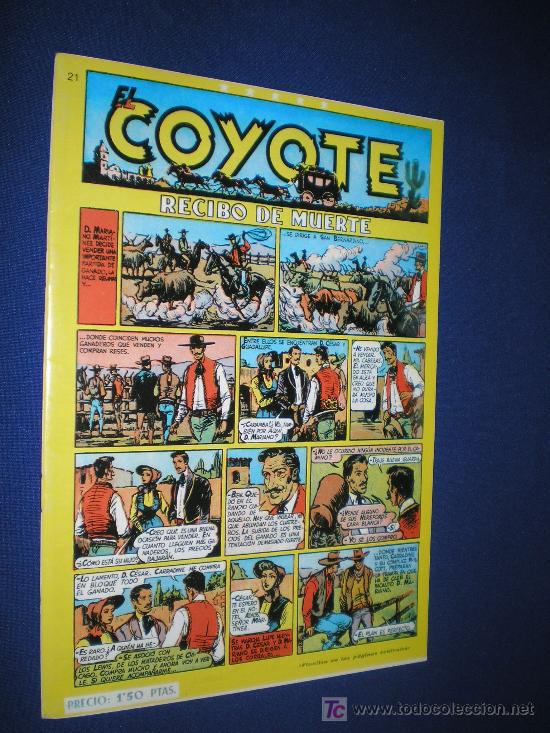 Tebeos: EL COYOTE N&ordm; 21  - FACSIMIL - Foto 1
