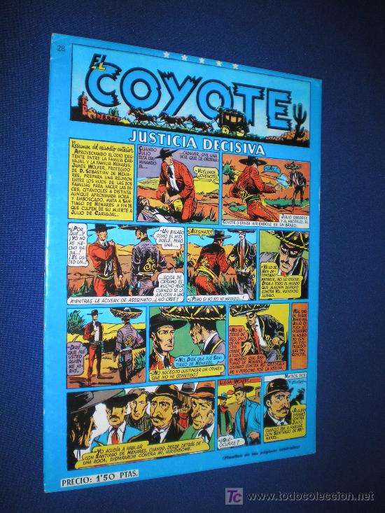 Tebeos: EL COYOTE N&ordm; 28  - FACSIMIL - Foto 1