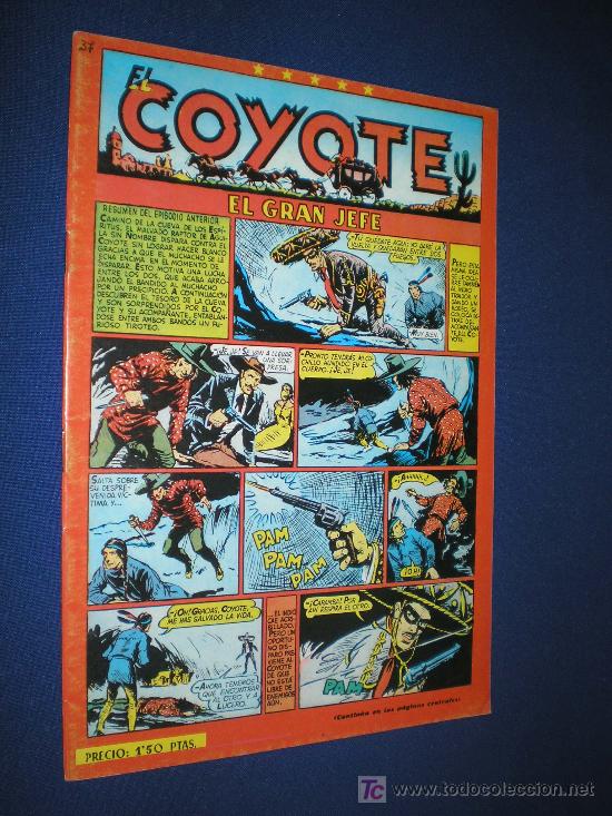 Tebeos: EL COYOTE N&ordm; 37 - FACSIMIL - Foto 1