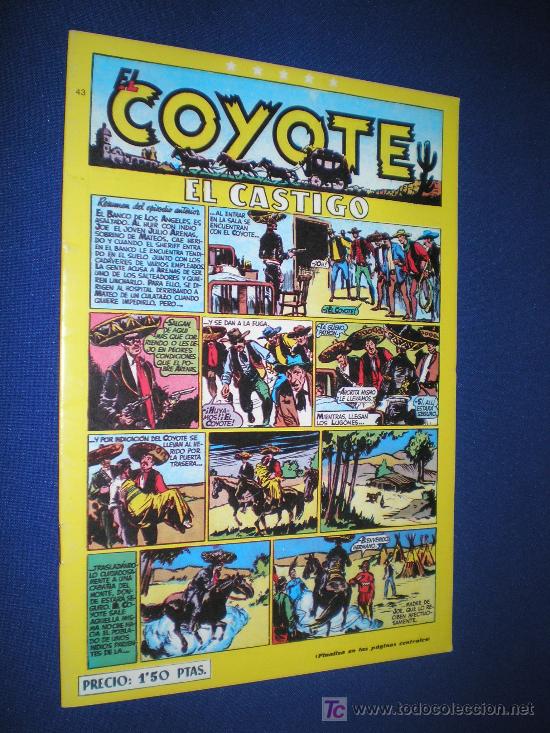 Tebeos: EL COYOTE N&ordm; 43 - FACSIMIL - Foto 1
