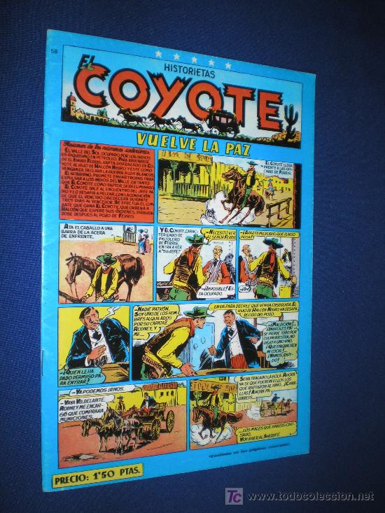 Tebeos: EL COYOTE N&ordm; 58 - FACSIMIL - Foto 1