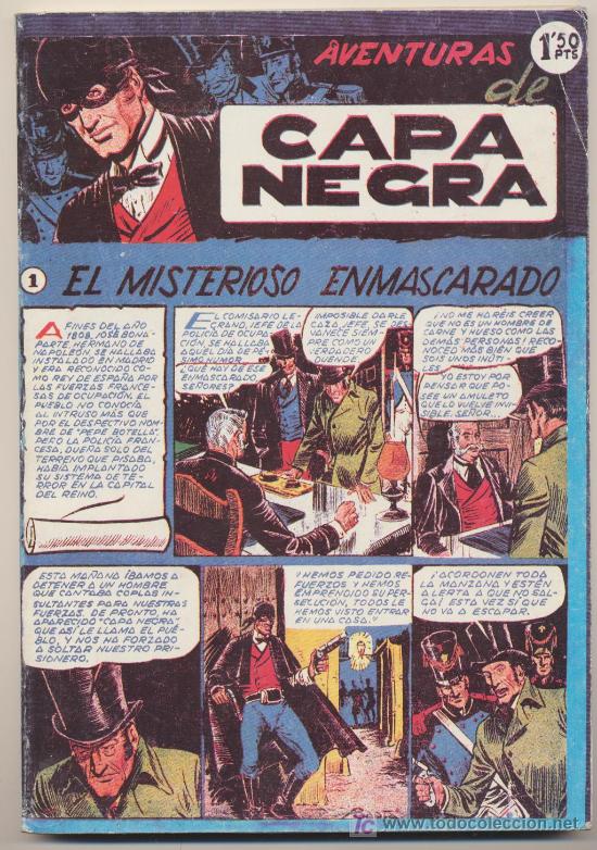 Tebeos: Capa Negra. Reedici&oacute;n. Completa (2 tomos) - Foto 1