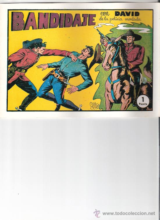 Tebeos: DAVID DE LA POLICIA MONTADA N&ordm; 6-EDICION FACSIMIL - Foto 1
