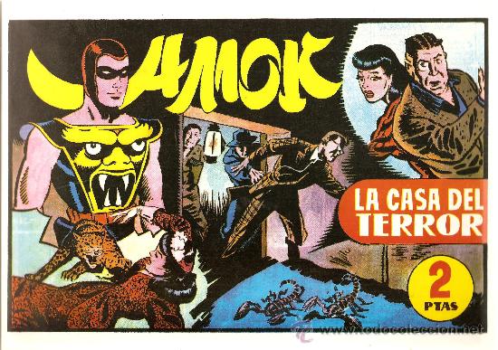Tebeos: AMOK N&ordm; 14 LA CASA DEL TERROR (Reedicion) - Foto 1