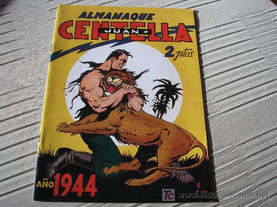 Tebeos: almanaque JUAN CENTELLA  1944, reedici&oacute;n - Foto 1