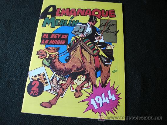Tebeos: almanaque Merlin 1944, reedici&oacute;n - Foto 1