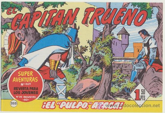 Tebeos: El Capit&aacute;n Trueno n&ordm; 252. Reedici&oacute;n. - Foto 1