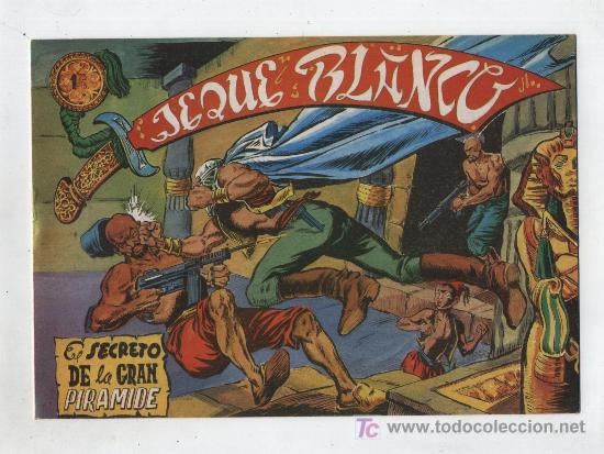 Tebeos: Jeque Blanco n&ordm; 7. Reedici&oacute;n. - Foto 1