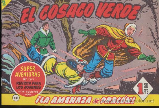 Tebeos: El cosaco Verde n&ordm; 141. Reedici&oacute;n. - Foto 1
