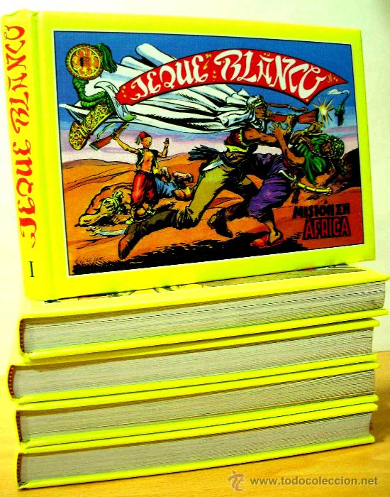 Tebeos: Jeque Blanco  137 Ej  (5 Tomos)  (Reedicion) - Foto 1
