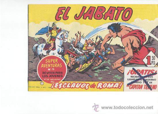 Tebeos: REEDICION EL JABATO 6 NUMEROS CUBIERTAS - Foto 1