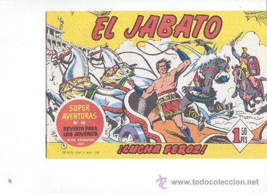 Tebeos: REEDICION EL JABATO 6 NUMEROS CUBIERTAS - Foto 6