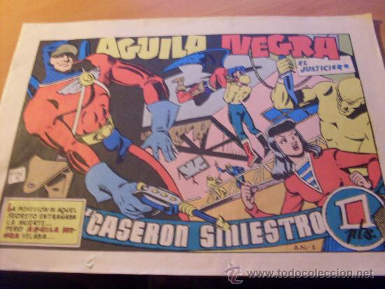 Tebeos: AGUILA NEGRA N&ordm; 1 FACSIMIL (COB97) - Foto 1