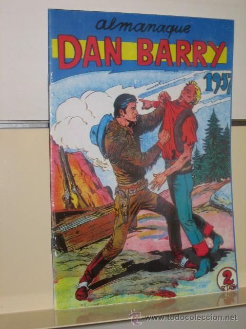 Tebeos: DAN BARRY ALMANAQUE A&Ntilde;O 1957 REEDICION - Foto 1
