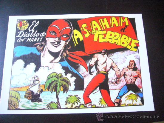 Tebeos: EL DIABLO DE LOS MARES  FACSIMIL N&ordm; 34 REEDICION....c25 - Foto 1