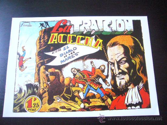 Tebeos: EL DIABLO DE LOS MARES  FACSIMIL N&ordm; 36 REEDICION....c25 - Foto 1
