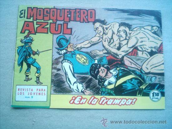 Tebeos: EL MOSQUETERO AZUL N&ordm; 9 REEDICION FACSIMIL - Foto 1