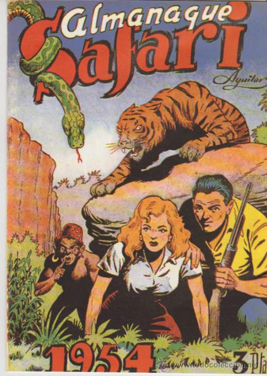 Tebeos: Safari. Almanaque  1954. - Foto 1