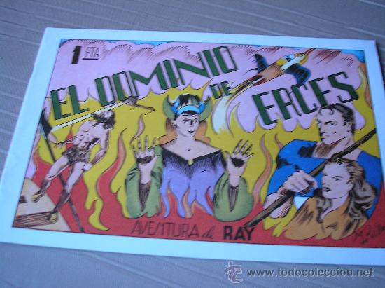 Tebeos: EL DOMINIO DE ERCES, rAY DE aSTUR, FACSIMIL, 21x32 cms. - Foto 1
