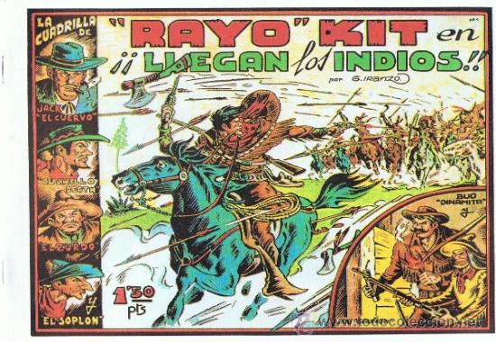 Tebeos: RAYO KIT. 24 N&uacute;ms. Colecci&oacute;n Completa. 1&ordf; &Eacute;poca. - Foto 1