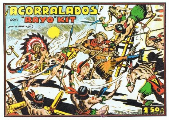 Tebeos: RAYO KIT. 24 N&uacute;ms. Colecci&oacute;n Completa. 1&ordf; &Eacute;poca. - Foto 5