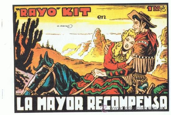 Tebeos: RAYO KIT. 24 N&uacute;ms. Colecci&oacute;n Completa. 1&ordf; &Eacute;poca. - Foto 2
