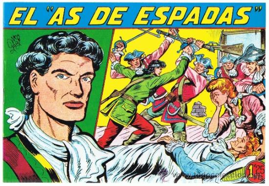 Tebeos: EL AS DE ESPADAS. 30 N&uacute;ms. Colecci&oacute;n Completa. 1&ordf; &Eacute;poca. - Foto 5
