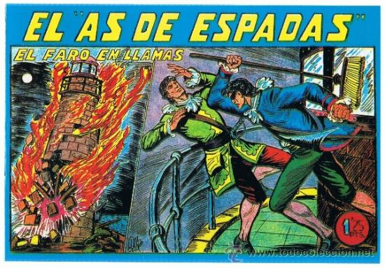 Tebeos: EL AS DE ESPADAS. 30 N&uacute;ms. Colecci&oacute;n Completa. 1&ordf; &Eacute;poca. - Foto 2