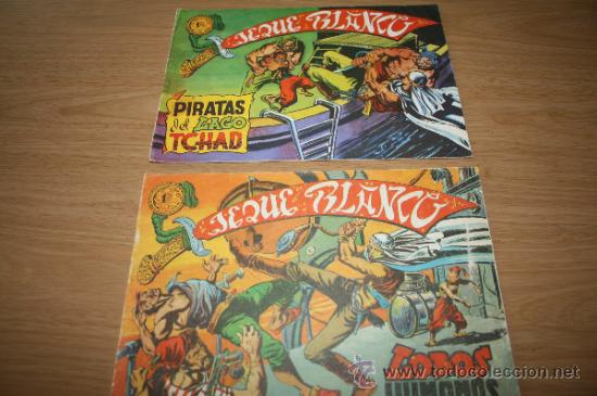 Tebeos: jeque blanco n&ordm; 2 y 5 - editorial andina 1982 - Foto 1