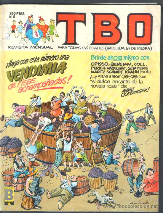 Tebeos: .1 **  TBO ** , N&ordm; 8 - IX - 1988 -  EDICIONES B - Foto 1