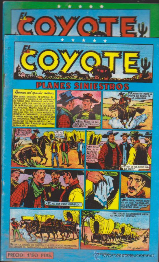 Tebeos: El Coyote n&ordm;  51 y 52. Reedici&oacute;n. - Foto 1