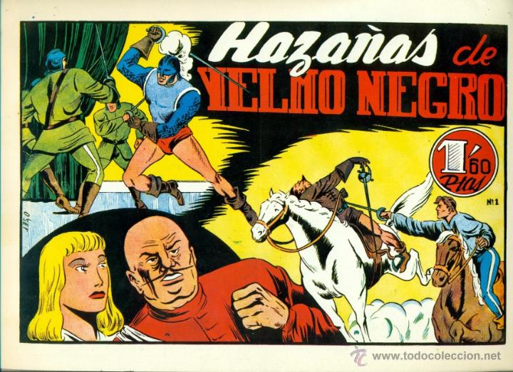 Tebeos: YELMO NEGRO COLECCION COMPLETA 14 EJEMPLARES REEDICION &iexcl; IMPECABLE &iexcl; - Foto 1