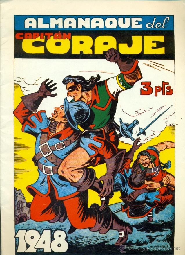 Tebeos: ALMANAQUE CAPITAN CORAJE 1948 - REEDICION &iexcl; IMPECABLE &iexcl; - Foto 1