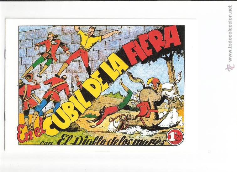 Tebeos: EL DIABLO DE LOS MARES N&ordm; 53-EDICION FACSIMIL - Foto 1