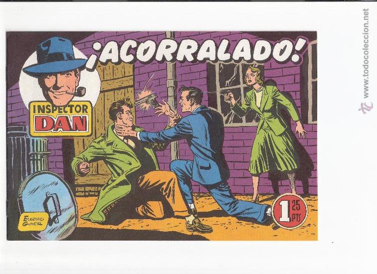 Tebeos: EL INSPECTOR DAN N&ordm; 27-EDICION FACSIMIL - Foto 1