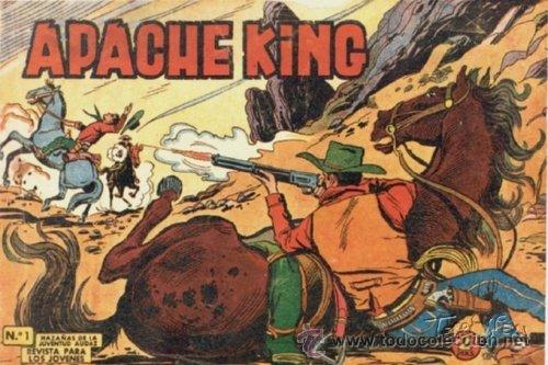 Tebeos: APACHE KING (VALENCIANA, 1962) COMPLETA 28 NUMEROS REEDICION - Foto 1