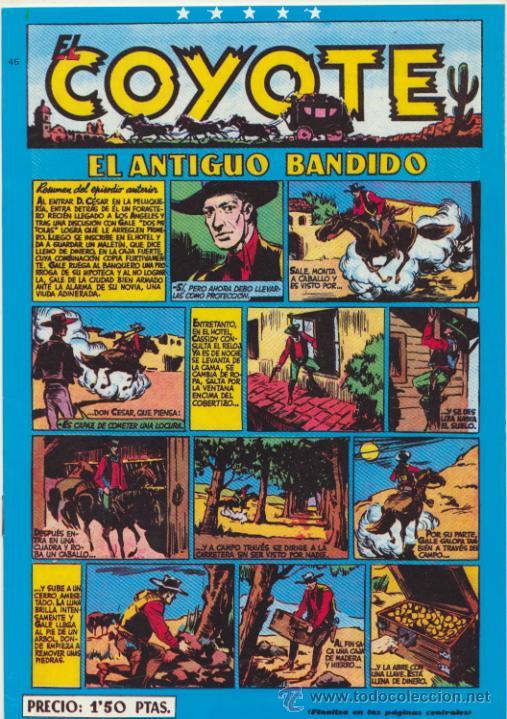 Tebeos: El Coyote n&ordm;  45. Reedici&oacute;n. - Foto 1