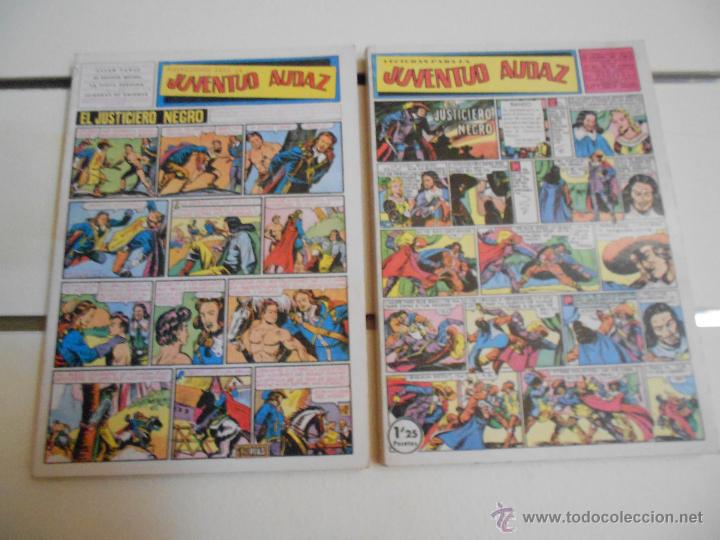 Tebeos: Juventud audaz, El Justiciero negro. Completa en dos tomos - Foto 1