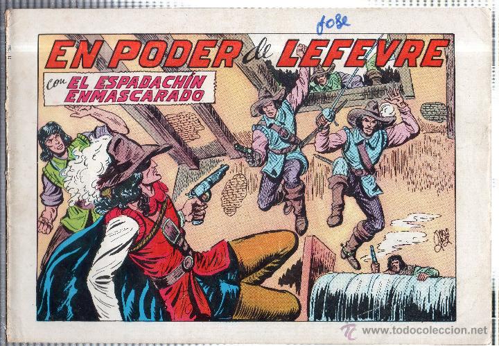 Tebeos: TEBEO FACSIMIL. EL ESPADACHIN ENMASCARADO. EN PODER DE LEFEVRE. N&ordm; 72 - Foto 1