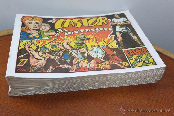 Tebeos: CASTOR EL INVENCIBLE - COMPLETA 48 EJ. - Foto 1