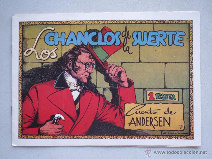 Tebeos: LOS CHANCLOS DE LA SUERTE - CUENTO DE ANDERSEN - FACSIMIL. - Foto 2