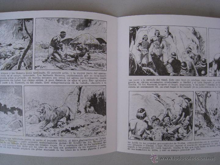 Tebeos: CUBIERTAS - SINDHU Y EL LEON SAGRADO - FACSIMIL. - Foto 3